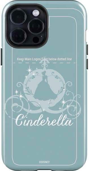 Skinit Impact Phone Case Compatible with iPhone 15 Pro Max - Officially Licensed Disney Cinderella Carriage Design