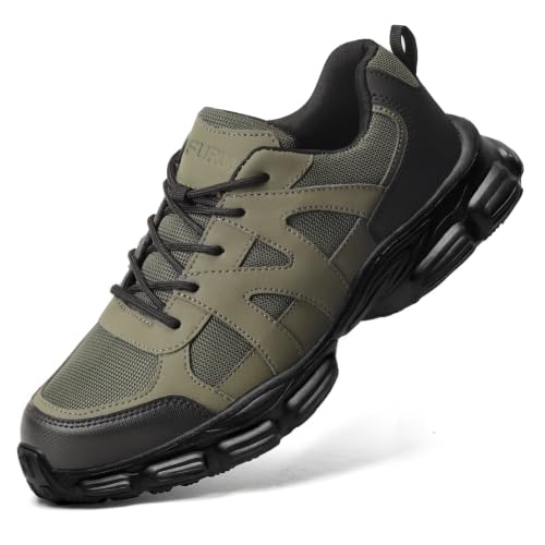 Image of Steel Toe Shoes for Men & Women Work Shoes Women Safety Toe Sneakers Unisex | Lightweight,Breathable,Arch Fit,Comfortable,Construction,Manufacturing,Garden,Garage,Running,Factory,Plant