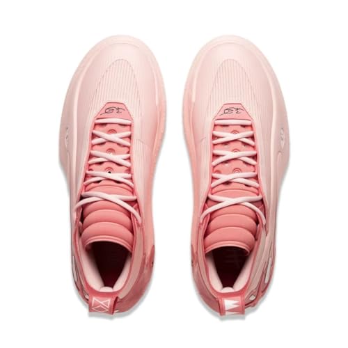 Image of LI-NING Way of Wade 11 Men Basketball Shoes Stable Support High Rebound Basketball Professional Match Shoes Light Pink US 8