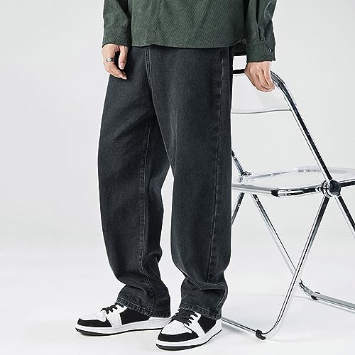 Baggy Jeans Schwarz Baggy Jeans Herren Y2K Jeans Hip Hop Jeanshose Streetwear Skateboard Jeans Teenager Jungen Loose Fit Pants Vintage Denim Jeanshosen Sweatpants – Bild 3