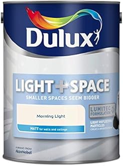Dulux Light & Space Matt Emulsion Paint - Morning Light - 5L