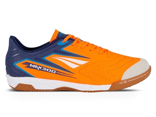 Chuteira Penalty Max 300 Futsal Laranja e Branca 42