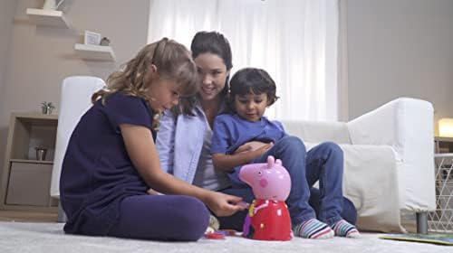 Peppa Pig PP11 Peppa Toy for Kids-Interactive Learning & Child Development, Colours & Number Recognition, Counting and Listening-Includes 10 Fun Coins, 3+ Years, Single, Multi
