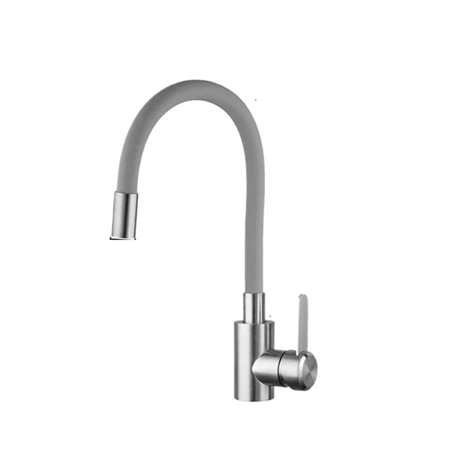 Robinet de cuisine en acier inoxydable mitigeur d'évier flexible G1/2