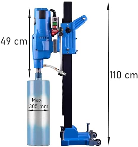Bild 2 - STAKO Professioneller Kernbohrmaschine mit kraftvollem 4350 Motor – mit Kernbohrständer – Bohrdurchmesser Max. Ø 305 mm – Diamant Kernbohrgeräte für beton 0-760 U/min – Kernbohreinheit mit PRCD