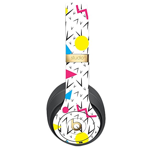 MightySkins Skin Compatible with Beats Studio 3 Wireless - 90s Fun | Protective, Durable, and Unique Vinyl Decal wrap Cover | Easy to Apply, Remove, and Change Styles | Made in The USA