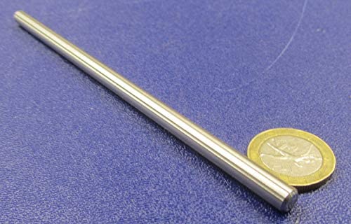 440C Stainless Steel Hardened Shaft .250" Diameter x 6" Long 1 pc