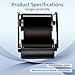 T310-BT Premium Resin Enhanced Wax Ribbon, 1Roll (4.33