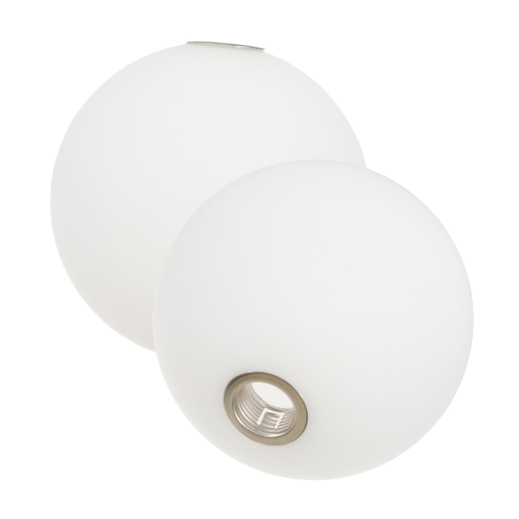 Cabilock 2pcs Polished Glass Ceiling Lamp Shade Replacement for Chandelier Ceiling Lamp Pendant Light