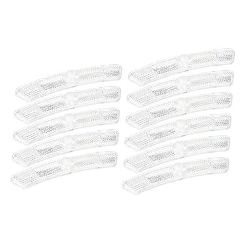 ifundom 10Pcs Portable Reflective Signs for Bicycle Wheel High Visibility Night Safety Warning Reflectors Easy to Install Bike Accessories Stylish Design for Enhanced Cycling