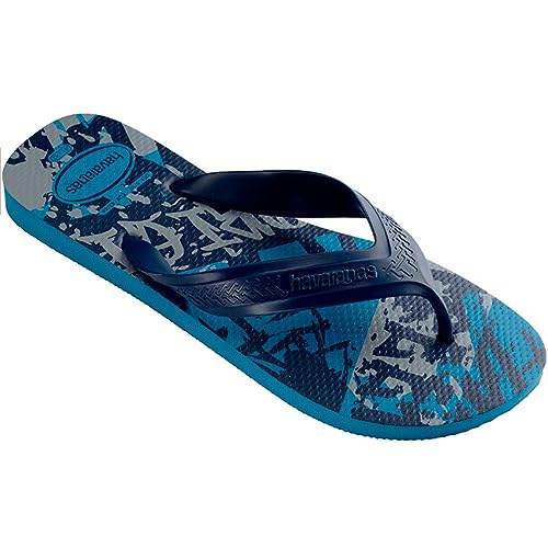 Chinelo Top Max Street, Havaianas, Masculino, Azul Aço, 39/40