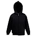 Produktbild Fruite of the Loom Kinder Kaputzenjacke, vers. Farben 128,Schwarz