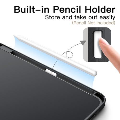 Image of JETech Multi-Angle Stand Case for iPad (A16) 11th /10th Gen, Black