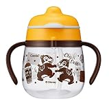 コンビ ラクマグ はじめてストロー チップ&デール 240ml