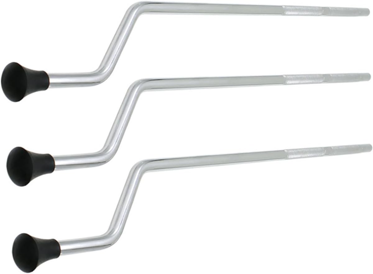 3pcs Metal Replacement Drum Legs Durable Ergonomic Support for Various Drum Types Non-slip Design for Drummers and Percussionists and Practical Accessories