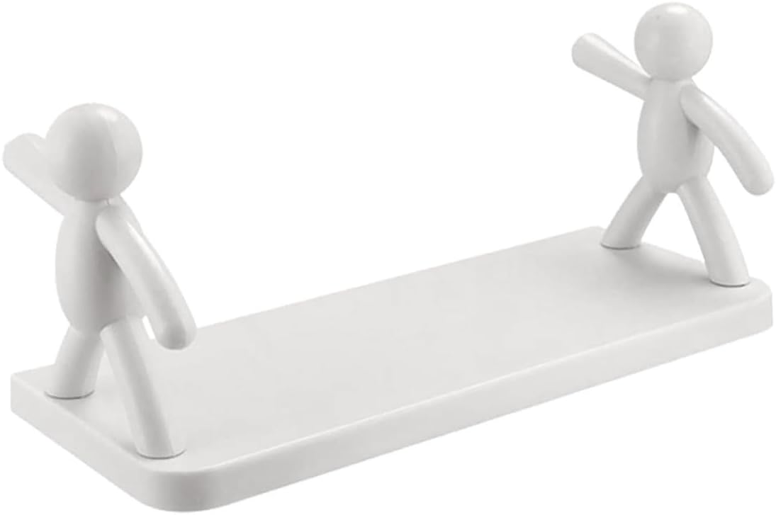 Mipcase Wall Hanging Bathroom Storage Rack PP Nail Free Organizer Shelf