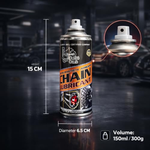 Image of Bike Chain Lube Spray 150ml | Long-Lasting Weather Proof Chain Lube Reduces Friction & Wear With Anti-Rust & Corrosion Protection | Safe on Standard