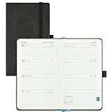 IN-LUXPRO Agenda académica 2026-2027, vista semanal, bolsillo A6 (16,4 x 9,5 cm), tapa dura, 18 meses (26 de julio a 27 de diciembre), agenda semanal 26/27 con pestañas mensuales, piel sintética