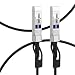 Produktbild SFP+-Kabel, 10 G DAC-Kabel, FLYPROFiber SFP auf SFP Twinax-Kabel, passives DAC-Kabel für Cisco SFP-H10GB-CU0.5M, Ubiquiti, Netgear, Mikrotik, Supermicro | Längenoptionen: 0,5 m-7 m |