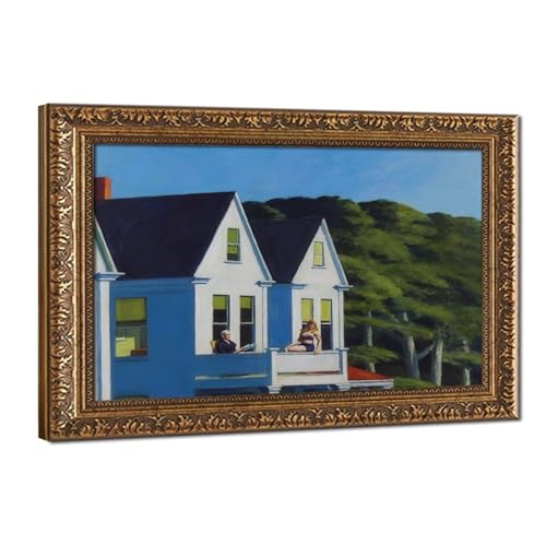 Second Story Sunlight Edward Hopper Cadre Toile pour Rénover un Mur Vide