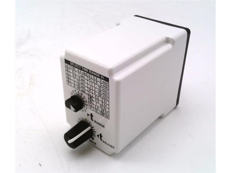RADWELL Verified Substitute T3K-07200-461-SUB TIME DELAY Relay, 10A DPDT, Timing Range: 0.05 SECS to 100 HRS, Off DELAY, 24-240VAC & 12-125VDC