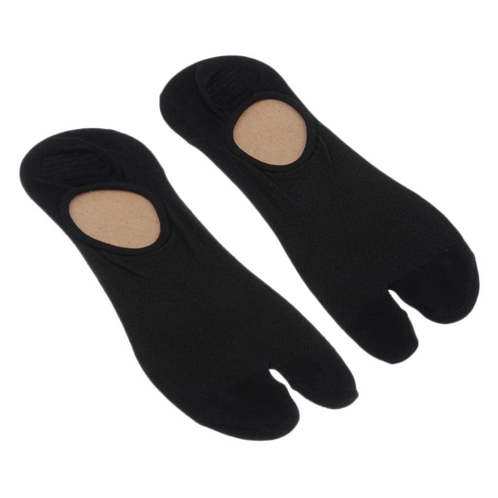 nivaa 1 Pair Male Split 2 Toe Flip Flop Socks Tabi Socks Sports Anklets Black-picture-10