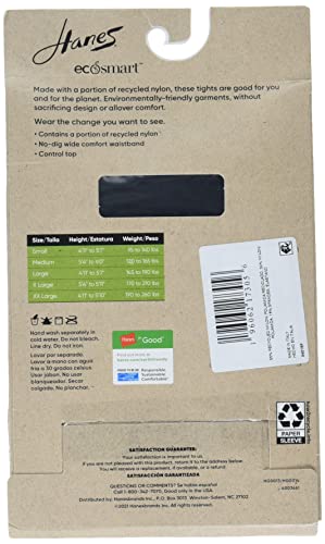 Hanes Women's Ecosmart Diamond Dot Control Top Tight #TOP1