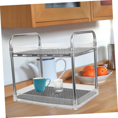 Égouttoir à vaisselle double niveau Hemobllo pour plan de travail de cuisine - 6