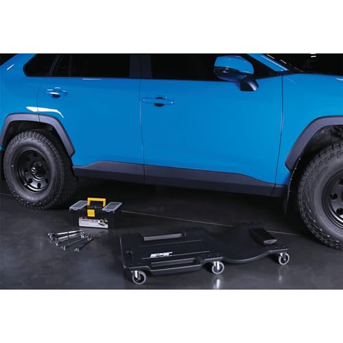 Image of Performance Tool W85006 40-Inch Plastic Creeper with 6 Casters, Black