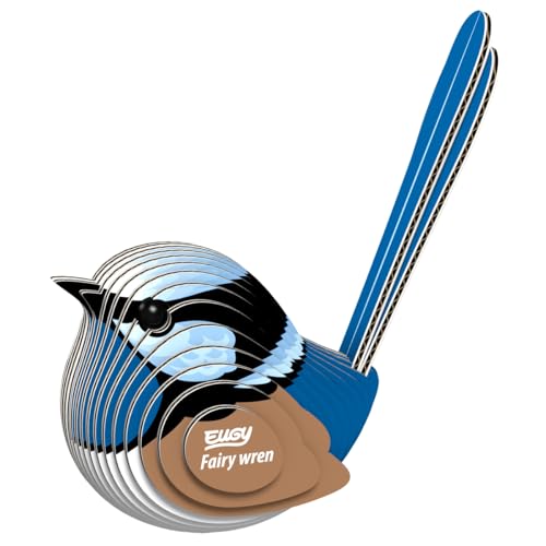 EUGY 025 Fairy WREN. Eco-Friendly 3D Paper Puzzle