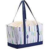 [オーディオファン] エコバッグ 大容量 レジかごバッグ 保冷 保温 コンパクト ショッピングバッグ 運動会 丈夫 節約 便利 約42cm*26cm*27cm