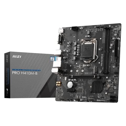 MSI PRO H410M-B Motherboard Intel H510 LGA 1200 Micro ATX Cover