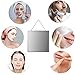 Liootech Fogless Shaving Shower Mirror, Fog Free Mirror Narrow Bezel Ultra-Thin 6.7 inch Metal Frame with 2 Stainless Steel Chains 17.3 & 10.6 inch