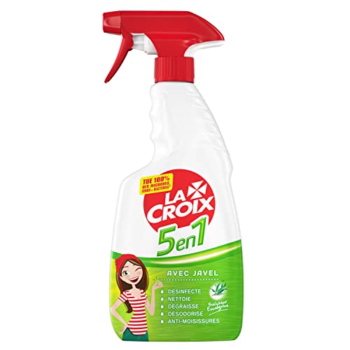 LA CROIX - Spray Antibactérien 5 en 1 Nettoyant avec Javel - 500 ml - Désinfecte - Nettoie - Dégraisse - Désodorise - Anti Moisissures – vue 3