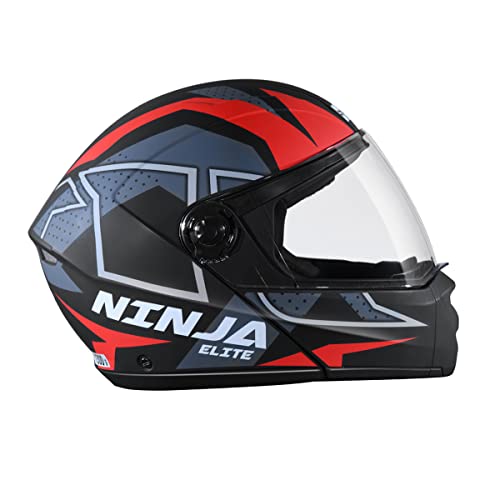 Image of STUDDS Ninja Elite Super D6 FLIP-UP Full FACE Helmet N2 MATT Black-XL