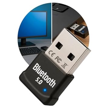 Adaptador Receptor Bluetooth 5.0 Usb Wireless Transmissor para Computador Pc Fone de Ouvido Impressora Notebook Laptop Gamepad Mouse Teclado Auto-falantes Win 10/8.1/8/7/Xp