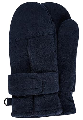 Sterntaler Fäustling mit Daumen, aus Microfleece mit Klettverschluss, gefüttert - unisex Accessoires für Babys & Kleinkinder - weich, warm und bequem - marine, Gr. 3