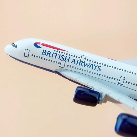 King Online Aircraft Model Big British Airways Amb-Ba 12 Months And Up, White For Baby