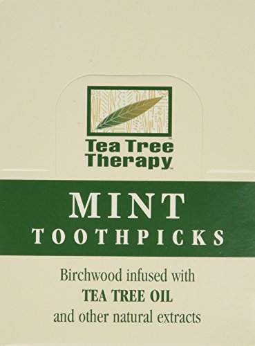 Tea Tree Therapy, Toothpicks Mint Tea Tree, 100 Count #TOP1