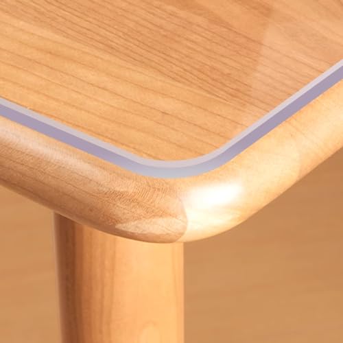 Protection de table transparente PVC 2,5 mm imperméable rectangulaire - 7