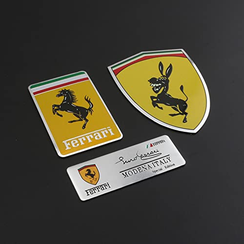 YCZHD Auto 3D Emblemi in Metallo Adesivi Logo