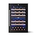 KLARSTEIN Illuminosa Cantinetta Vino da Incasso - 57 Bottiglie, Doppia Zona, 5-22°C, Touch, LED, Ripiani Legno, Porta UV, Silenziosa, Cantina Frigo per Vino immagine