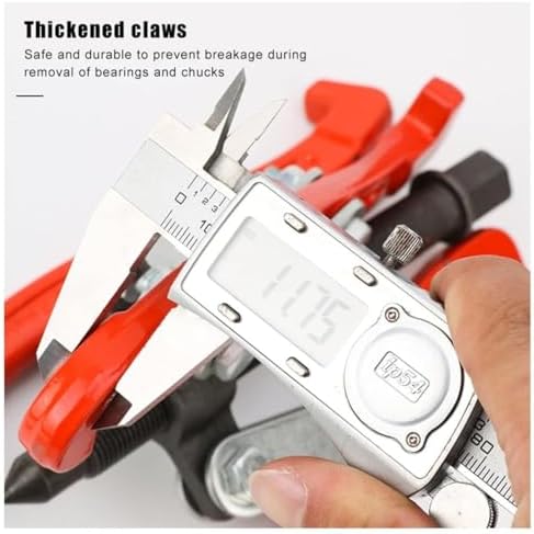 Heavy Duty 3 Jaw Gear Bearing Puller Tool - 6in Flywheel Removal with Thickened Claws for Automotive Repairs & Mechanic Use