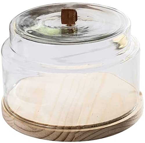 Cesta de Frutas de Estilo Moderno Conjunto de soporte de pastel de madera con soporte de postre de cupcake de vajilla con tapa for el soporte de exhibición del postre de la fruta del té de la tarde Pl