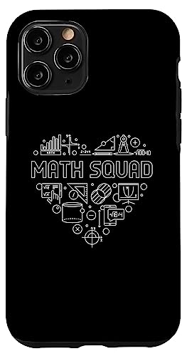 Math Squad Heart Back To School ���w�搶 �X�}�z�P�[�X iPhone 11 Pro �p