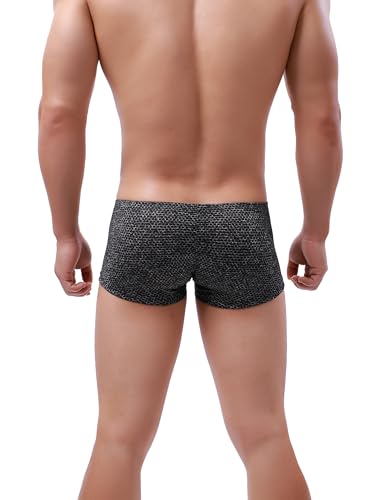 Men's Stretch Low Rise Underwear Support Boxer Briefs4