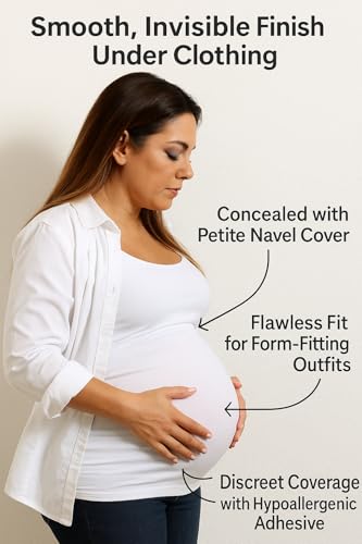 Brooke's Belly Button Covers – 10 Count | Pregnancy Essentials for Under Maternity Wear3