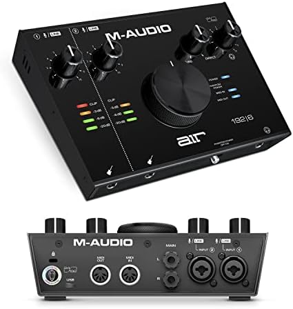 M-Audio AIR 192|6-2-In/2-Out USB Audio/MIDI Interface with Recording Software from Pro-Tools and Ableton Live, Plus Studio-Grade FX and Virtual Instruments