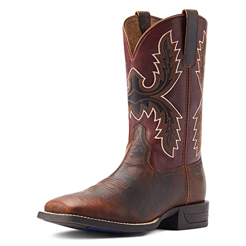 ARIAT BMVY9 Mens Pay Window Western Boot Bartop Brown/Cognac 11.5 Wide by ARIAT - Used condition - US$206.93