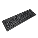 Septpenta 2.4G Wireless Left Handed Keyboard, USB Wired 109 Key Left Hand Keyboard, Scissor Type Button Design, Built in 2 HUB Hub, Ergonomic Left Handed Keyboard for Business/Accounting